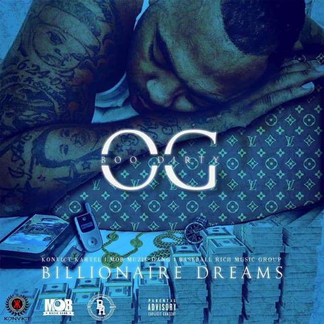 Cover artwork — BILLION — OG Boo Dirty