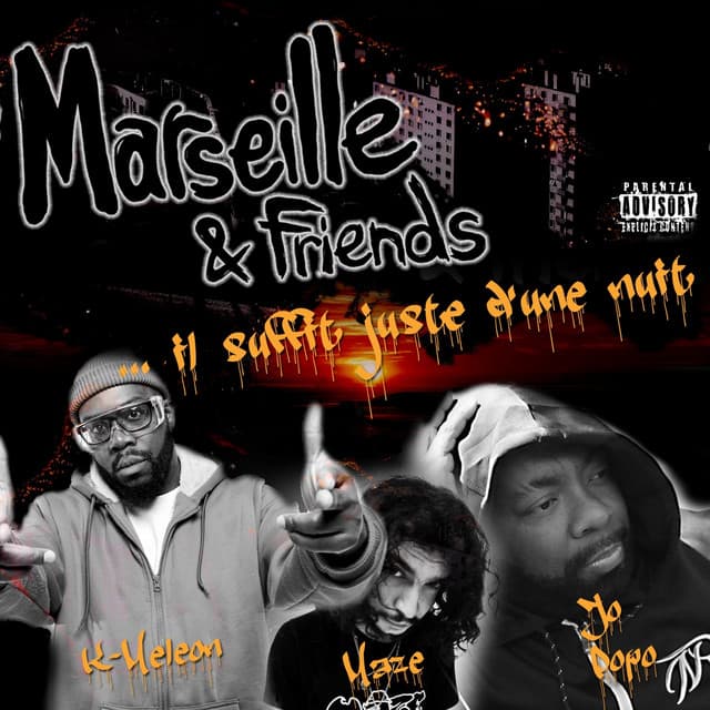 Pochette — Il suffit d'une nuit — Marseille & Friends