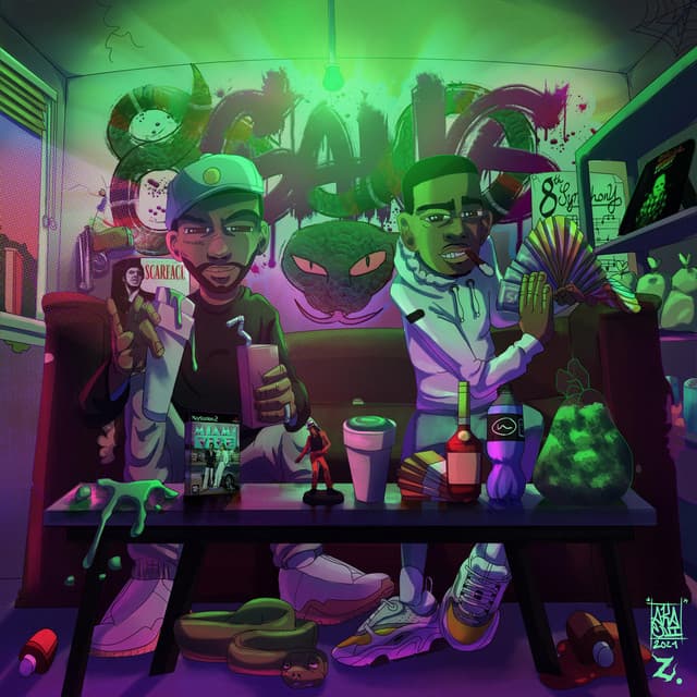 Cover artwork — Three Bags — JMK$