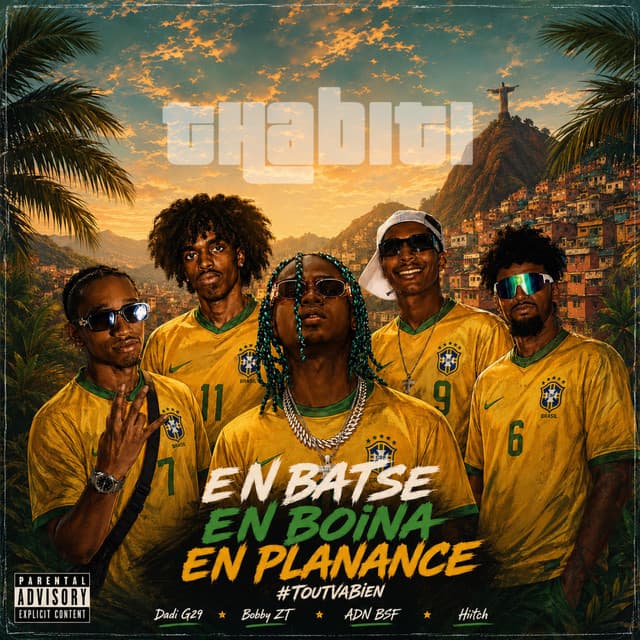 Cover artwork — EN BATSÉ, EN BOINA, EN PLANANCE — THABITI