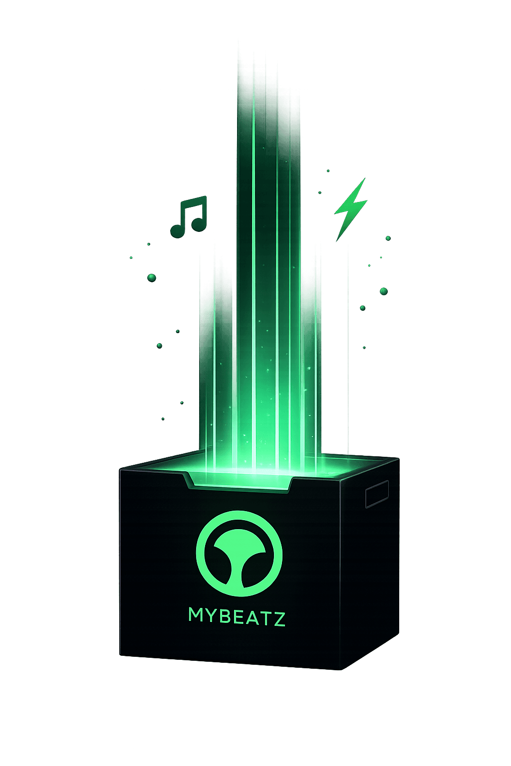 Illustrazione di una libreria di beat vuota